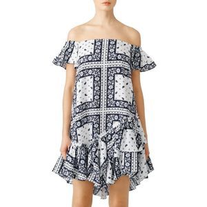 Cinq à Sept Minella Off Shoulder Ruffle Dress